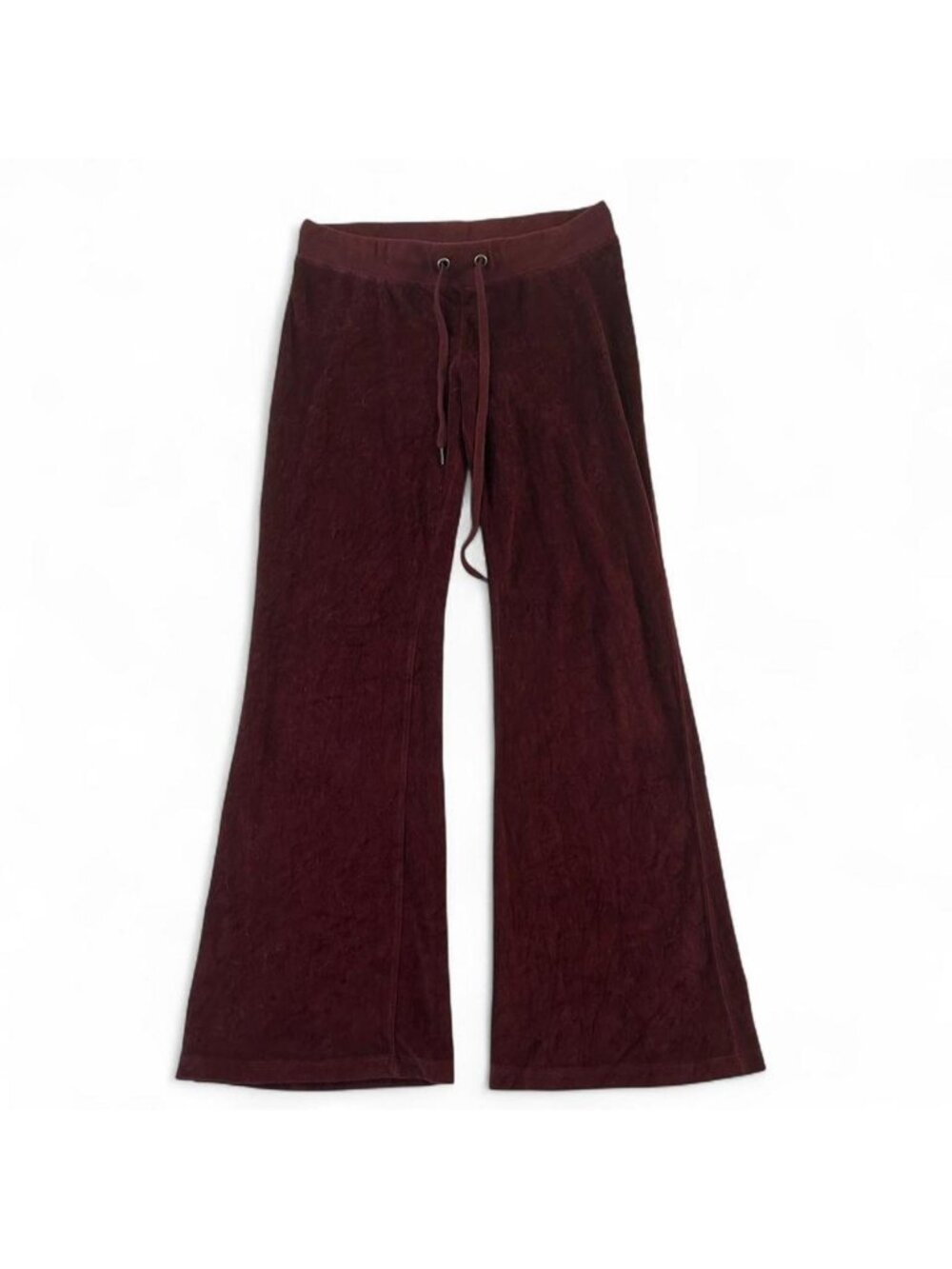Vintage dark red lowrise flare juicy couture tracksuit pants